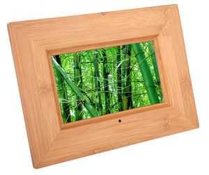 CADRE PHOTO NUMERIQUE BAMBOU 7"