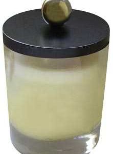 Capot noir boule argentée