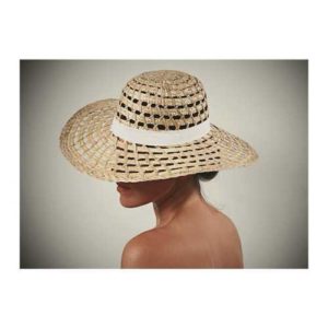 Chapeau paille dorée
