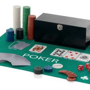 Jeu de poker avec tapis