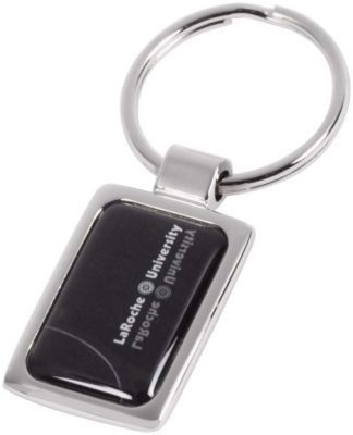 Porte-clés rectangle avec doming