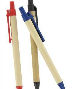 Stylos en papier recyclé