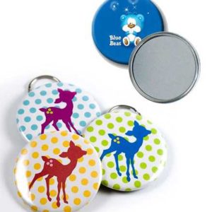 Badges porte-clés et miroir