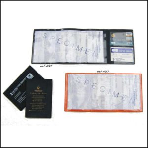 Porte-papier PVC soudé.