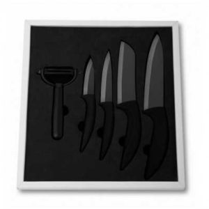 Coffret 4 couteaux céramique + econome