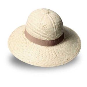 Chapeau paille blanche