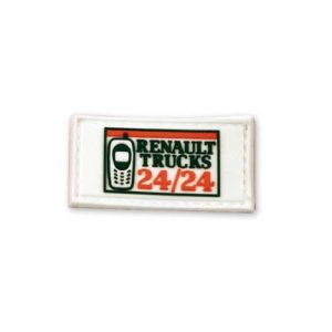 PATCH PVC A COUDRE - 40x20 mm