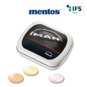 Mini boîte à pastilles avec mentos