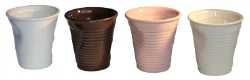 Tasses à café froissées