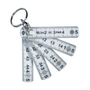 Mini règle pliable porte-clés