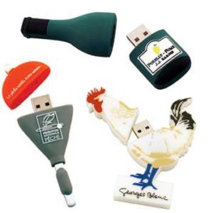 CLES USB PVC SOUPLE