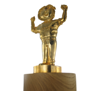 Trophée Etain Doré