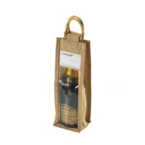 Sac 1 bouteille Jute Naturel