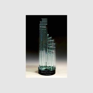 Trophée Verre Ascension Escalier