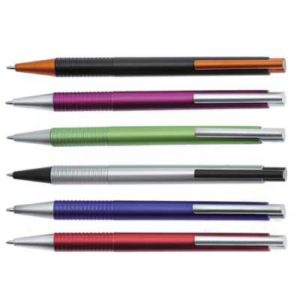 STYLO BILLE ARGENT/NOIR