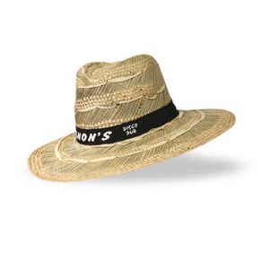 Chapeau paille bicolore