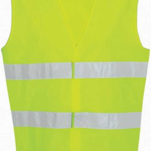 Gilet de sécurité jaune avec étui