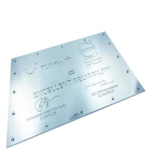 Plaque Métal