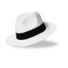 Chapeau en papier blanc