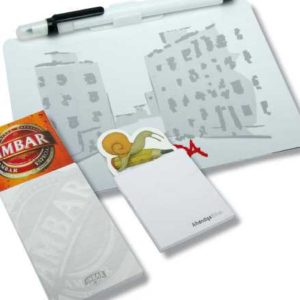 Magnets bloc papier type "Post-it"
