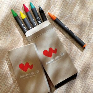 Etui 6 crayons cire Brabo – vue 2