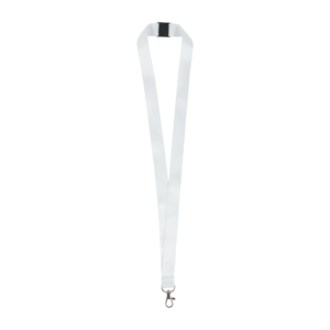 Cordon tour de cou blanc