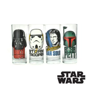 Set de Quatre Verres Star Wars - Portraits Personn
