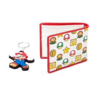 Set Nintendo Mario Portefeuille et Porte-Cles