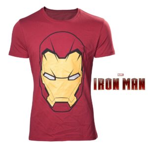 T-Shirt Masque Iron Man Marvel : L