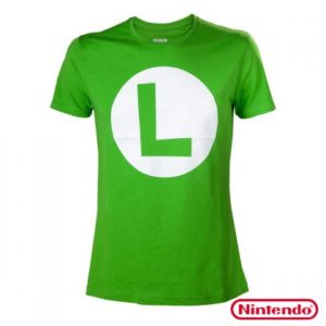 T-Shirt Luigi Nintendo Logo L : L