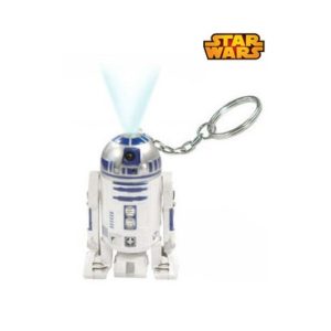 Porte-Cles Star Wars R2D2 Torche Laser