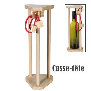 Casse-Tete Bouteille en Bois - La Tour