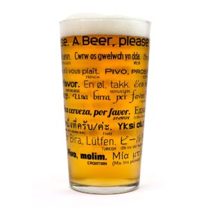 Verre a Biere Multilingue