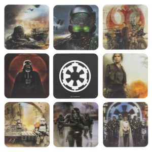 Sous-Verres Animes Star Wars Rogue One - Lot de 8