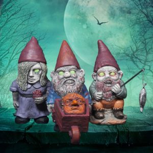 Mini Nains de Jardin Zombies - Lot de 3