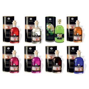 Huile de Massage Aphrodisiaque Comestible : Huile de Massage Vin Petillant Fraise