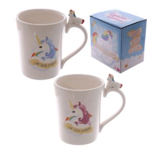 Tasse avec Anse Licorne - I don't Believe in Humans