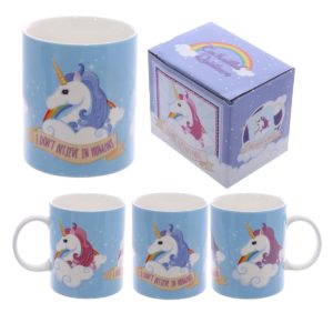 Mug Licorne Bleu - I Don't Believe in Humans