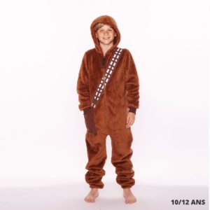 Combinaison Enfant Chewbacca Star Wars : Combinaison Chewbacca Enfant 10-12 ans