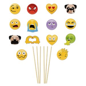 Kit d'Accessoires de Selfies Emoticones