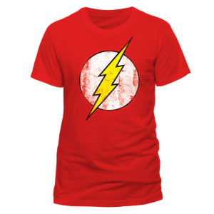 T-shirt Flash Logo Effet Vintage : L