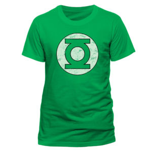 T-shirt Green Lantern Effet Vintage : L