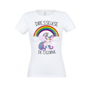T-shirt Dresseuse de Licornes : L