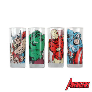 Verres Super-Heros Marvel - Lot de 4