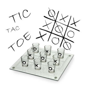 Jeu a Boire Tic Tac Toe