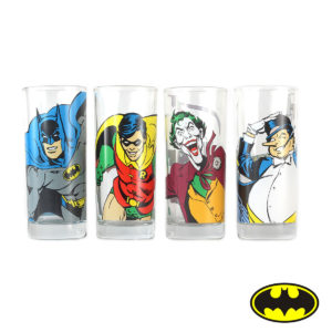 Set de 4 Verres Batman Personnages