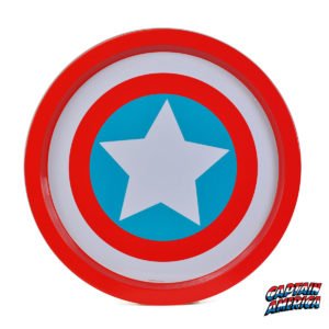 Plateau Metallique Captain America Marvel