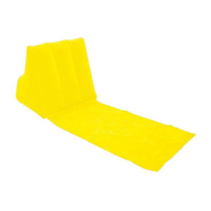 Tapis avec Dossier Gonflable : Tapis avec Dossier Gonflable Jaune