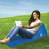 Tapis avec Dossier Gonflable : Tapis avec Dossier Gonflable Bleu
