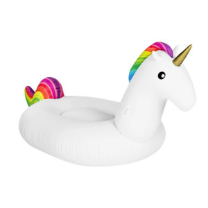 Maxi Matelas Gonflable Licorne Arc-en-Ciel